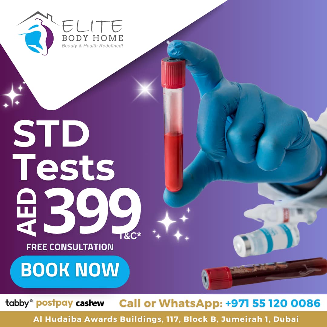 STD 7 Panel Test AED 399 Elite Body Home Poly Clinic L.L.C.